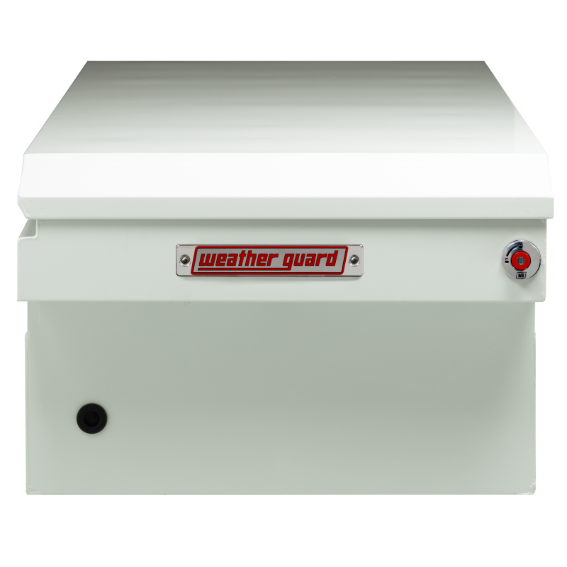 Weather Guard Crossover Tool Box White Steel Full Size Extra Wide Model 116-3-04