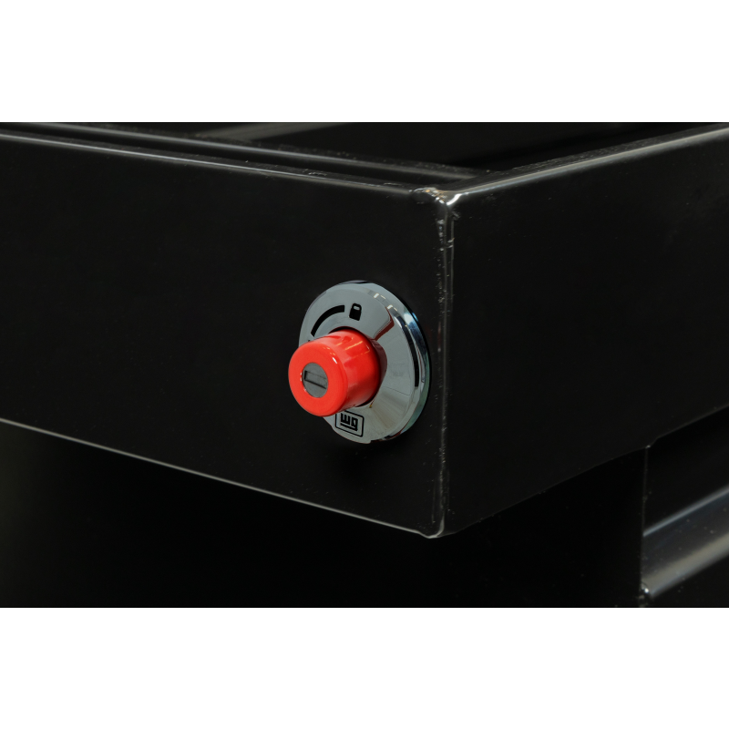 Weather Guard Crossover Tool Box Gloss Black Steel Extra Wide Model 116-5-04