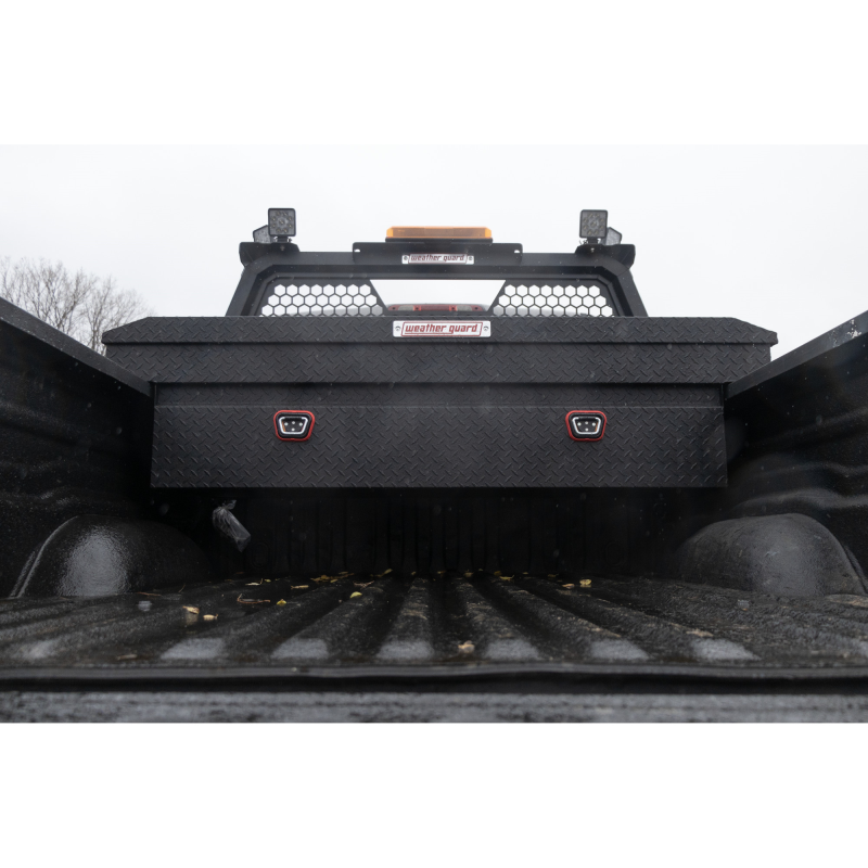 Weather Guard Hex Headache Rack Black Aluminum Model 11906-52-01