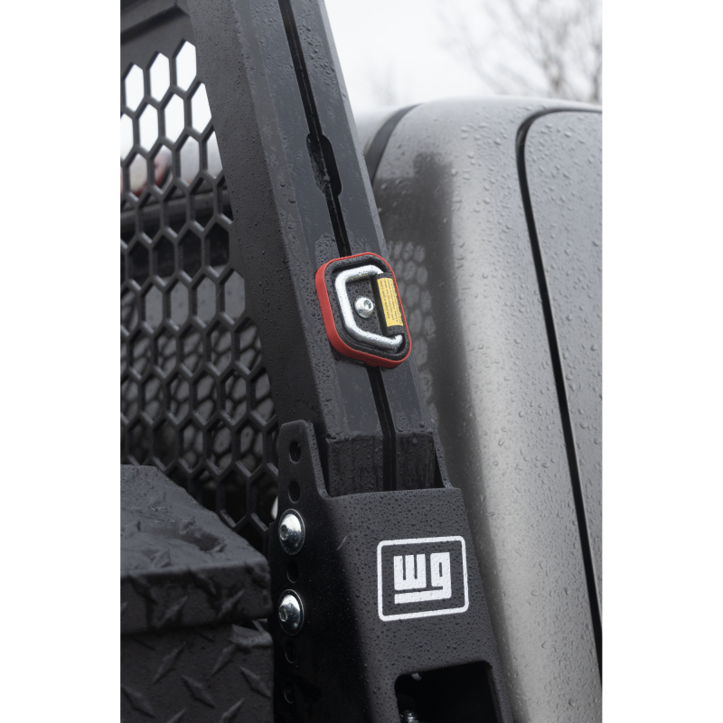 Weather Guard Hex Headache Rack Black Aluminum Model 11906-52-01