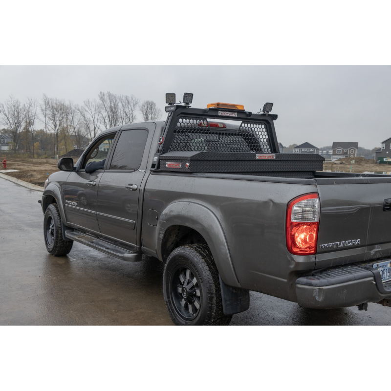 Weather Guard Hex Headache Rack Black Aluminum Model 11906-52-01