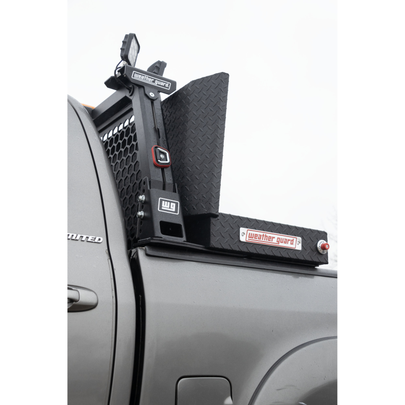 Weather Guard Hex Headache Rack Black Aluminum Model 11906-52-01