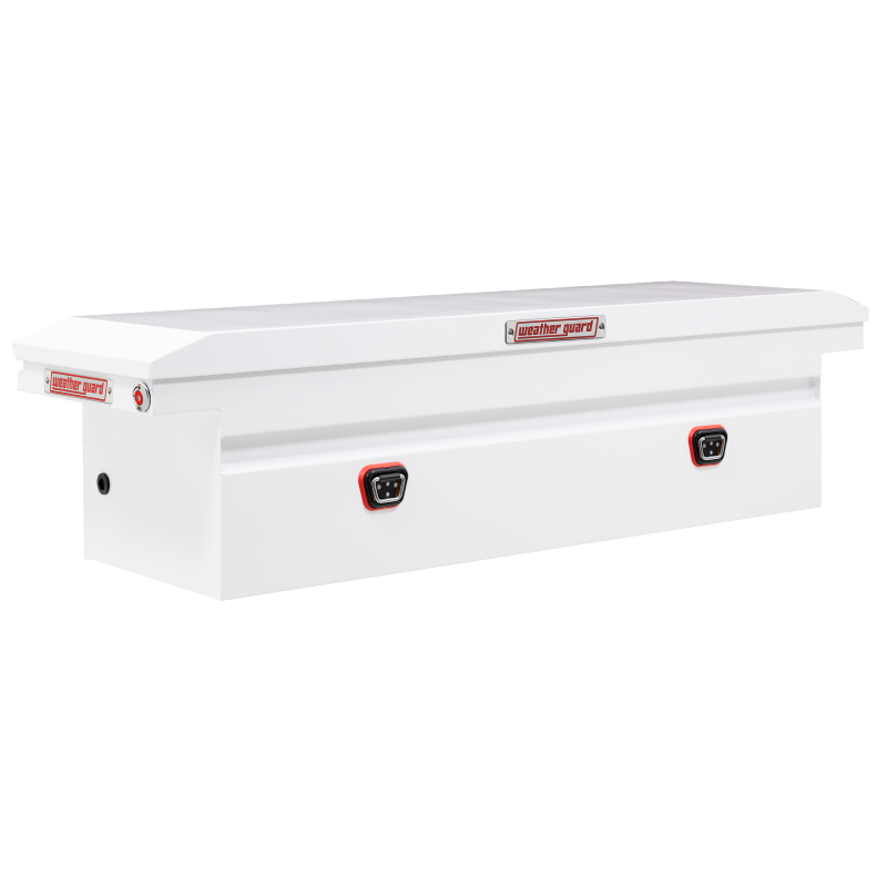 Weather Guard Crossover Tool Box White Steel Full Size Low Profile Model 120-3-04