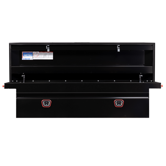 Weather Guard Crossover Tool Box Gloss Black Steel Full Size Low Profile Model 120-5-04