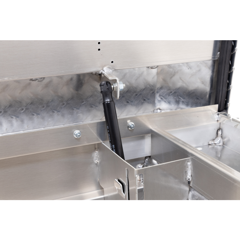 Weather Guard Crossover Tool Box Bright Aluminum Full Size Low Profile Model 121-0-04