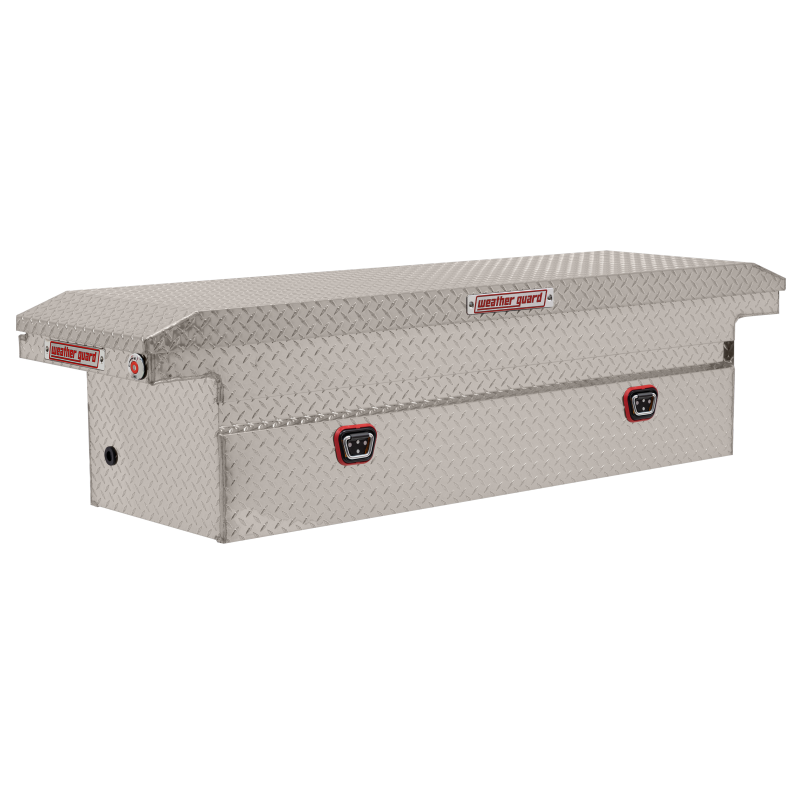 Weather Guard Crossover Tool Box Bright Aluminum Full Size Low Profile Model 121-0-04