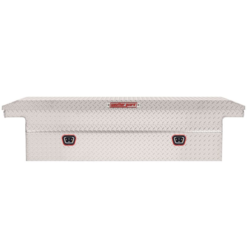 Weather Guard Crossover Tool Box Bright Aluminum Full Size Low Profile Model 121-0-04