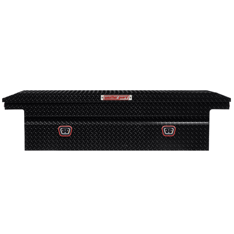 Weather Guard Crossover Tool Box Gloss Black Aluminum Full Size Low Profile Model 121-5-04
