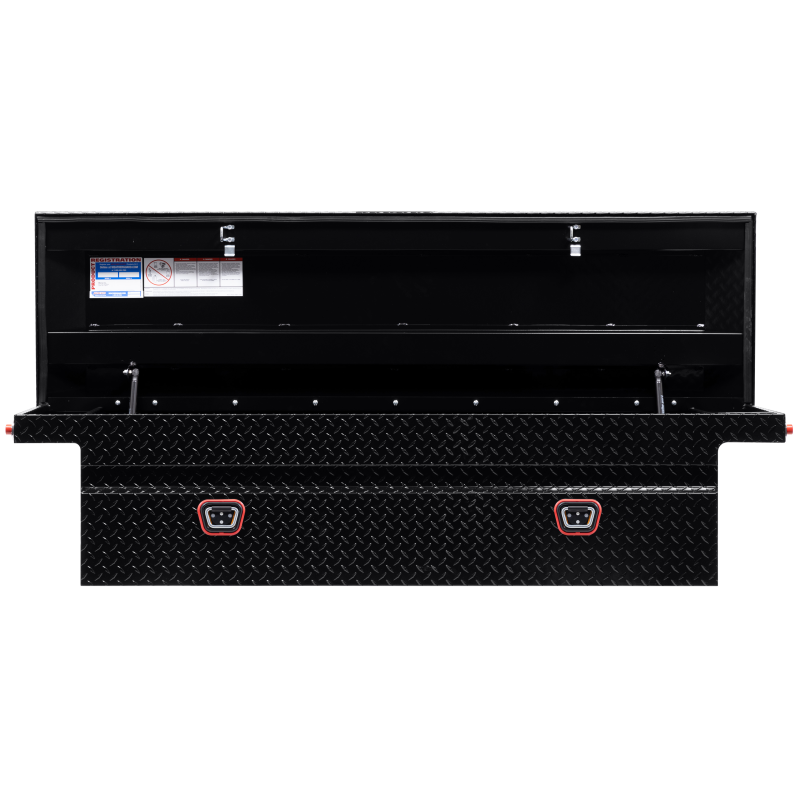 Weather Guard Crossover Tool Box Gloss Black Aluminum Full Size Low Profile Model 121-5-04