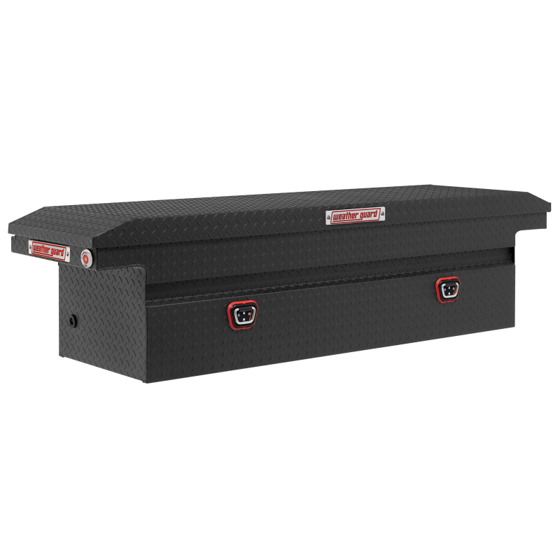 Weather Guard Crossover Tool Box Textured Matte Black Aluminum Full Size Low Profile Model 121-52-04