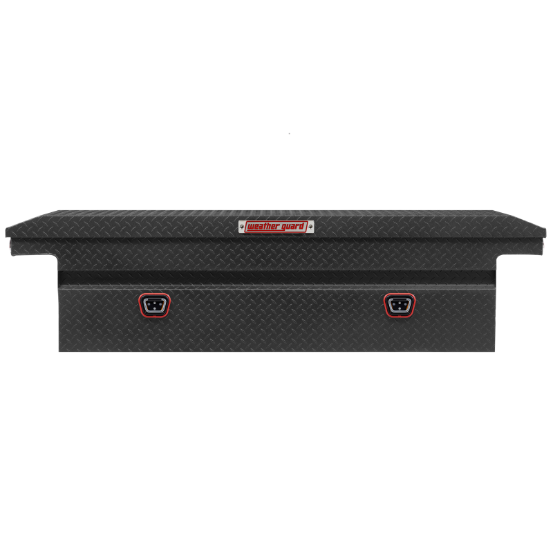 Weather Guard Crossover Tool Box Textured Matte Black Aluminum Full Size Low Profile Model 121-52-04