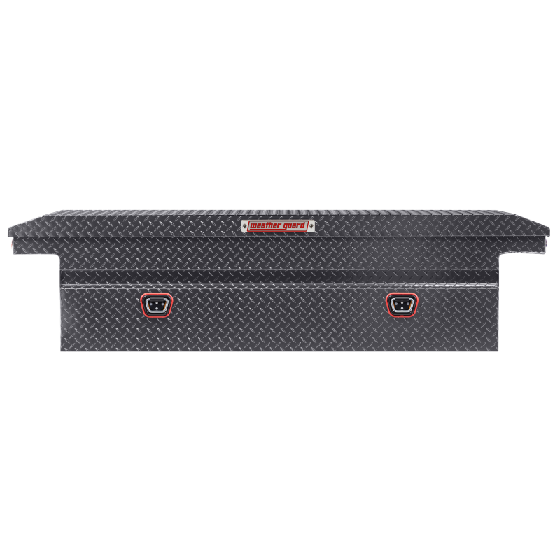 Weather Guard Crossover Tool Box Gray Aluminum Full Size Low Profile Model 121-6-04