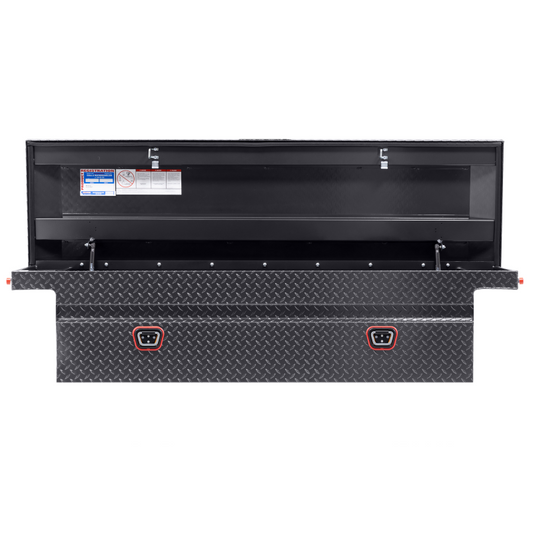 Weather Guard Crossover Tool Box Gray Aluminum Full Size Low Profile Model 121-6-04