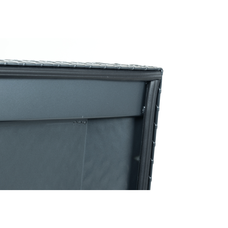 Weather Guard Crossover Tool Box Gray Aluminum Full Size Deep Model 123-6-04