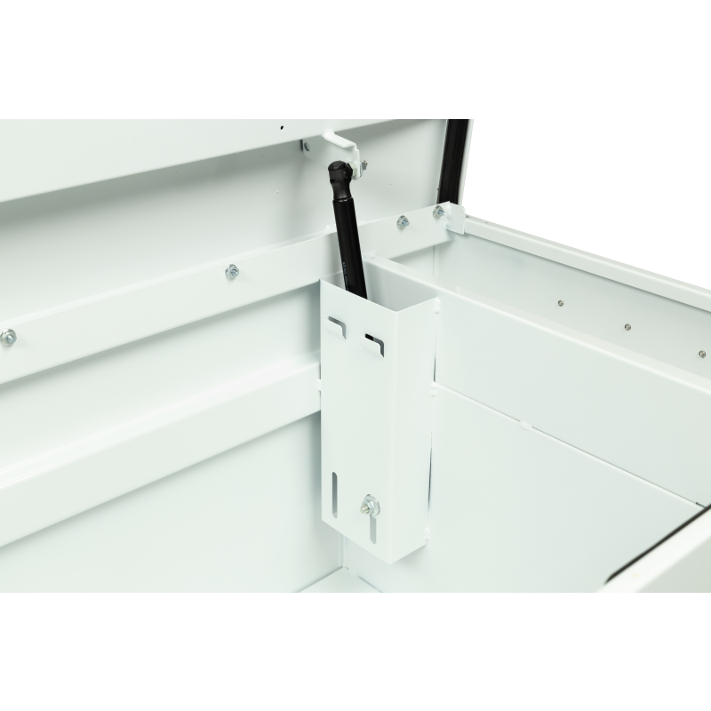 Weather Guard Crossover Tool Box White Steel Standard Size Model 126-3-04