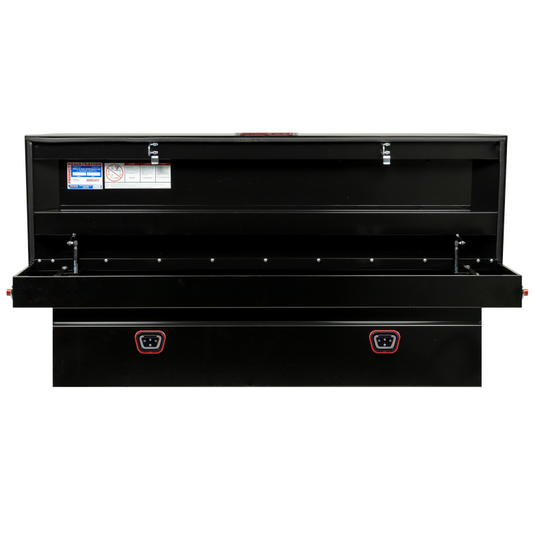 Weather Guard Crossover Tool Box Gloss Black Steel Standard Size Model 126-5-04