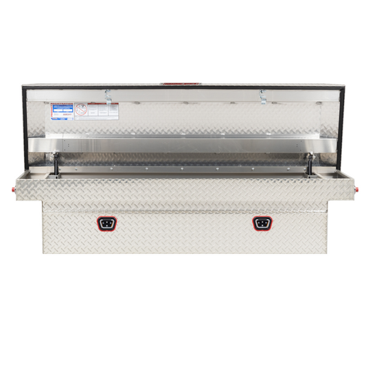 Weather Guard Crossover Tool Box Bright Aluminum Full Size Standard Model 127-0-04