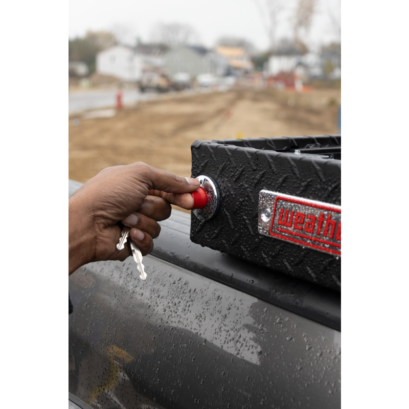 Weather Guard Crossover Tool Box Textured Matte Black Aluminum Full Size Standard Model 127-52-04