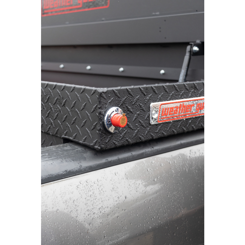 Weather Guard Crossover Tool Box Textured Matte Black Aluminum Full Size Standard Model 127-52-04