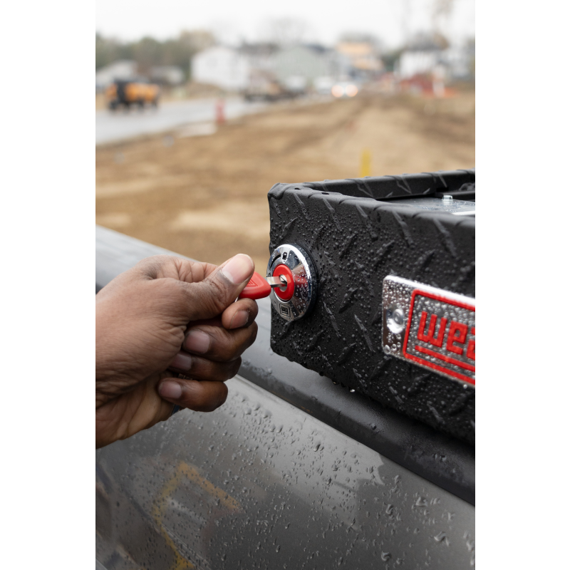 Weather Guard Crossover Tool Box Textured Matte Black Aluminum Full Size Standard Model 127-52-04