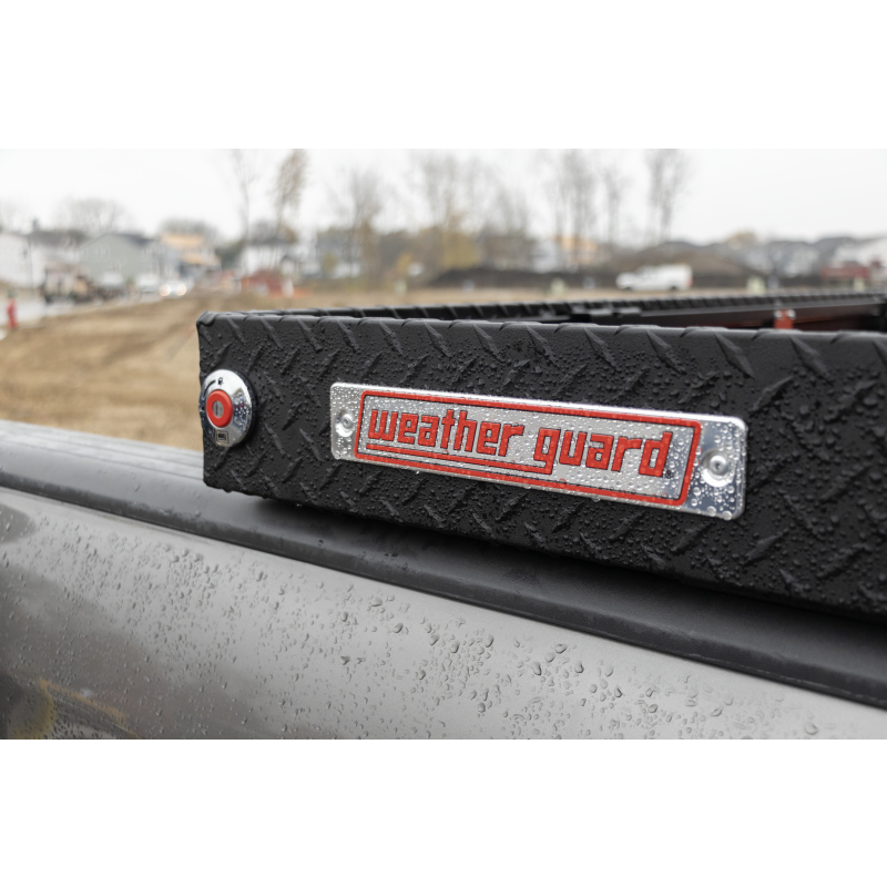 Weather Guard Crossover Tool Box Textured Matte Black Aluminum Full Size Standard Model 127-52-04