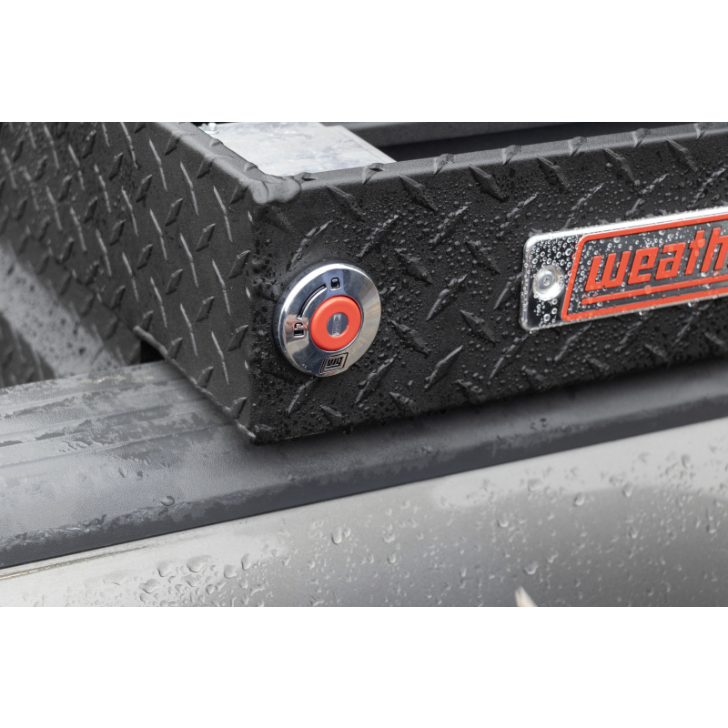 Weather Guard Crossover Tool Box Textured Matte Black Aluminum Full Size Standard Model 127-52-04