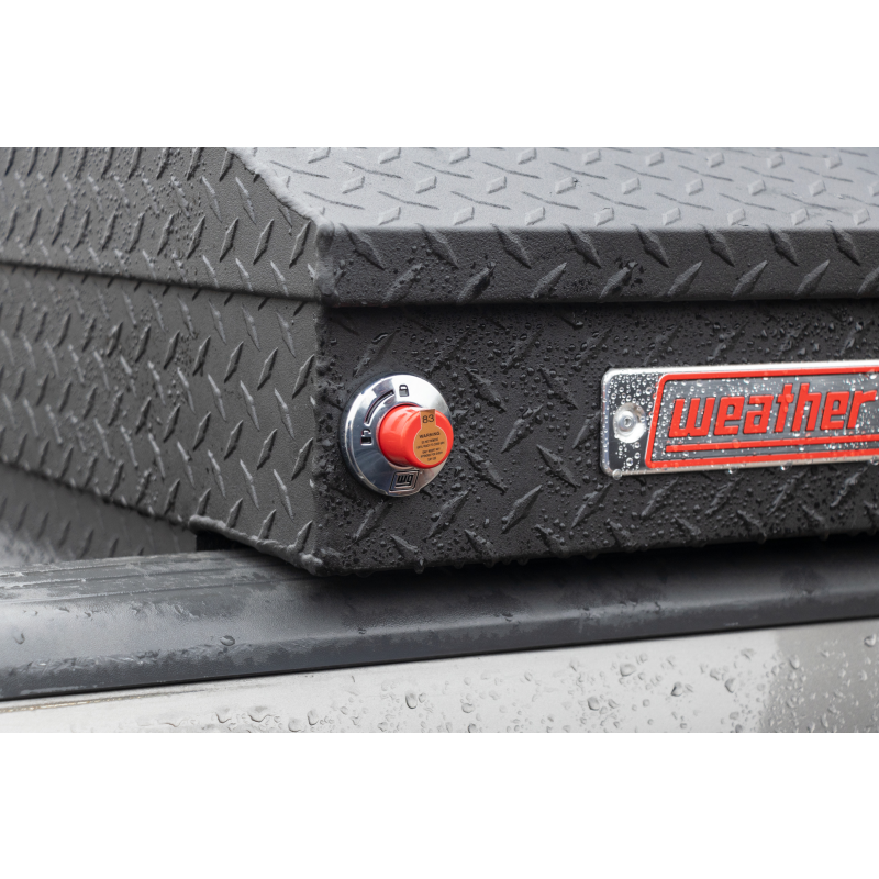 Weather Guard Crossover Tool Box Textured Matte Black Aluminum Full Size Standard Model 127-52-04