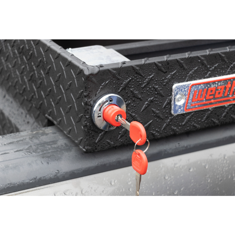 Weather Guard Crossover Tool Box Textured Matte Black Aluminum Full Size Standard Model 127-52-04