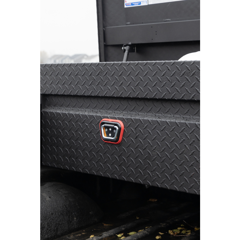 Weather Guard Crossover Tool Box Textured Matte Black Aluminum Full Size Standard Model 127-52-04