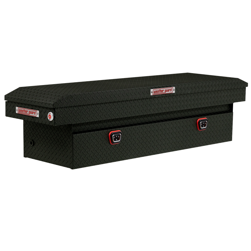 Weather Guard Crossover Tool Box Textured Matte Black Aluminum Full Size Standard Model 127-52-04