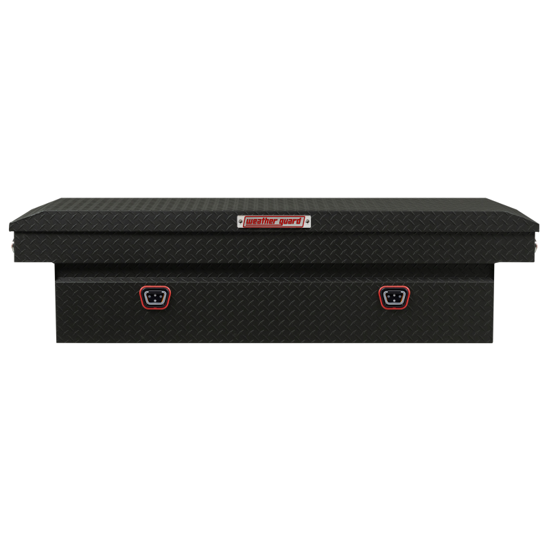 Weather Guard Crossover Tool Box Textured Matte Black Aluminum Full Size Standard Model 127-52-04