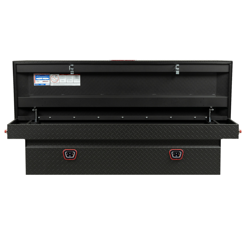 Weather Guard Crossover Tool Box Textured Matte Black Aluminum Full Size Standard Model 127-52-04
