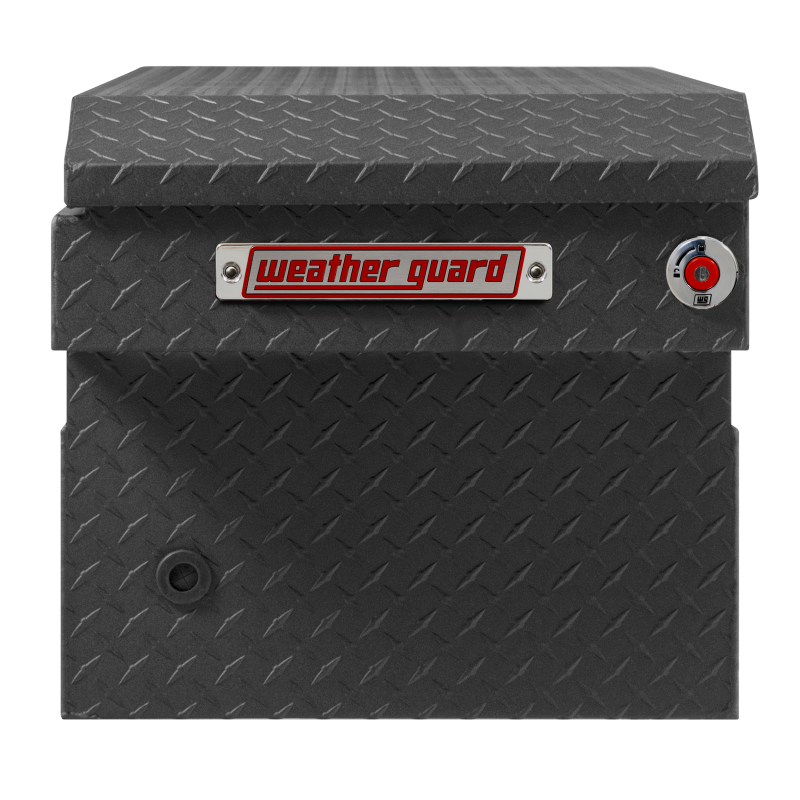 Weather Guard Crossover Tool Box Textured Matte Black Aluminum Full Size Standard Model 127-52-04