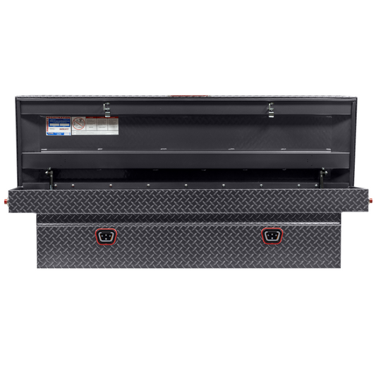 Weather Guard Crossover Tool Box Gray Aluminum Full Standard Model 127-6-04