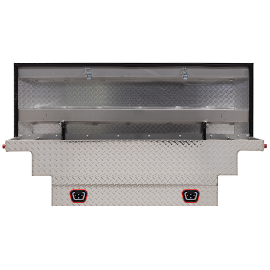 Weather Guard Crossover Tool Box Bright Aluminum Low Profile Midsize Model 131-0-04