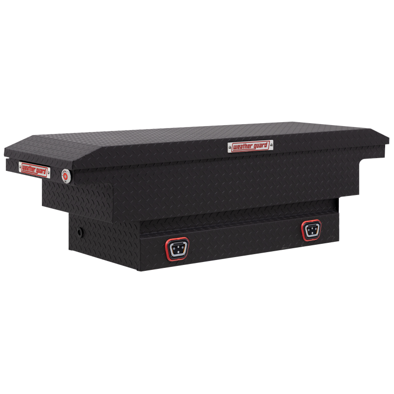 Weather Guard Crossover Tool Box Textured Matte Black Aluminum Low Profile Midsize Model 131-52-04