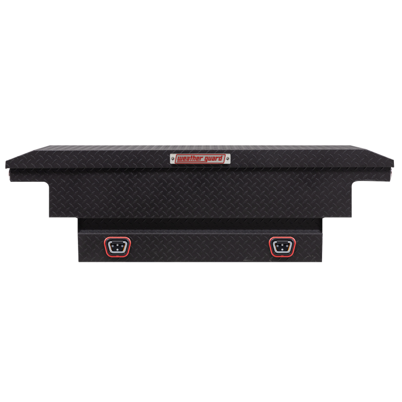 Weather Guard Crossover Tool Box Textured Matte Black Aluminum Low Profile Midsize Model 131-52-04