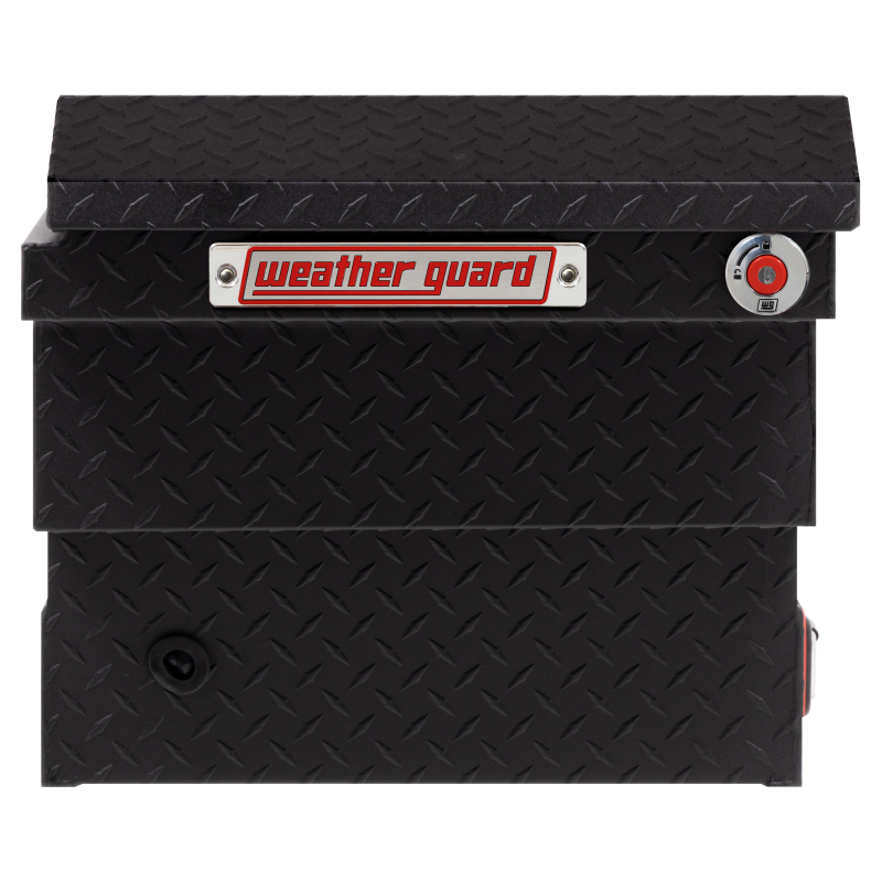 Weather Guard Crossover Tool Box Textured Matte Black Aluminum Low Profile Midsize Model 131-52-04