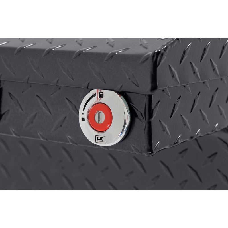 Weather Guard Crossover Tool Box Gray Aluminum Midsize Low Profile Model 131-6-04