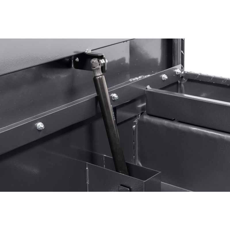 Weather Guard Crossover Tool Box Gray Aluminum Midsize Low Profile Model 131-6-04