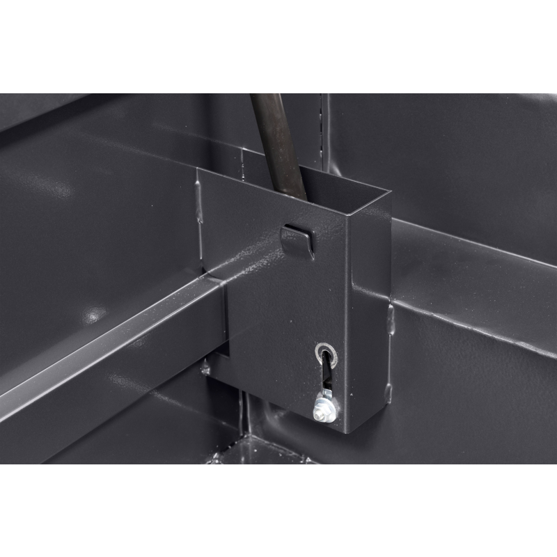 Weather Guard Crossover Tool Box Gray Aluminum Midsize Low Profile Model 131-6-04