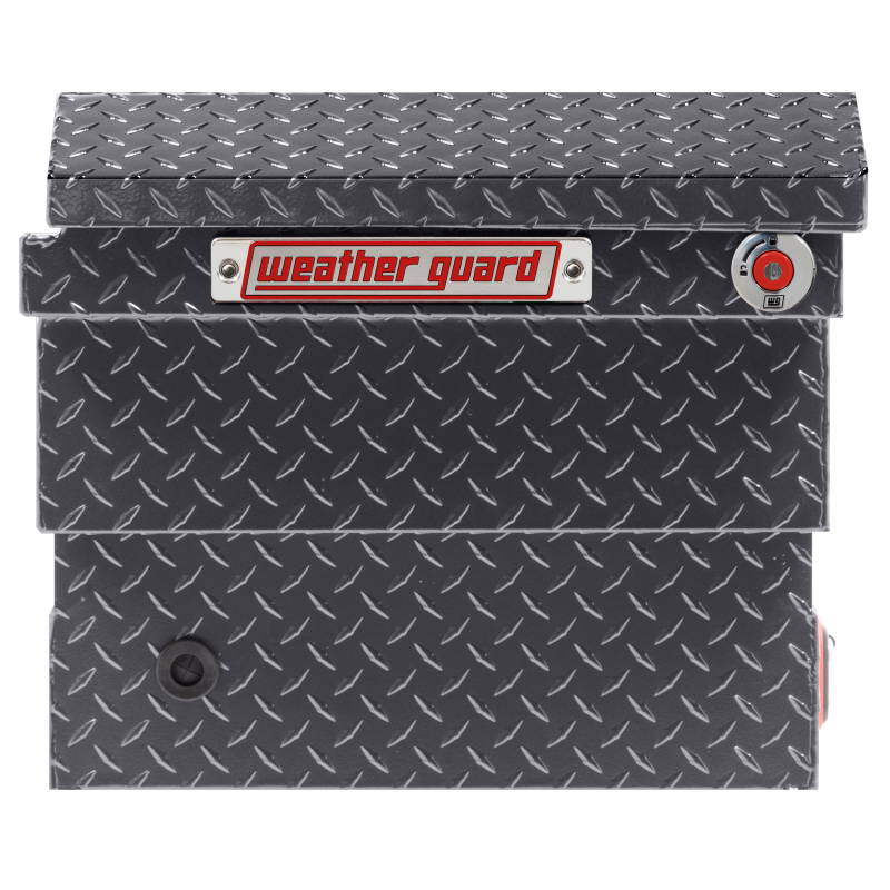 Weather Guard Crossover Tool Box Gray Aluminum Midsize Low Profile Model 131-6-04