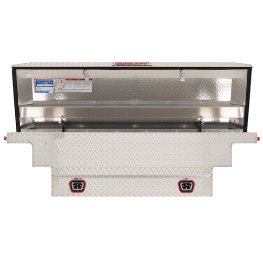 Weather Guard Crossover Tool Box Bright Aluminum Midsize Deep Model 137-0-04