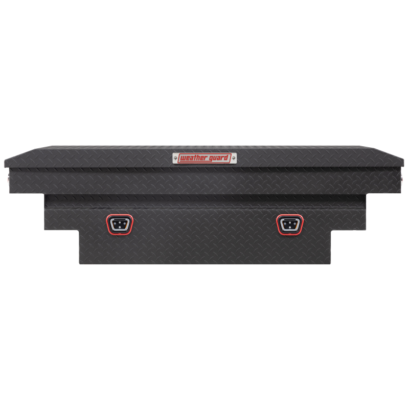 Weather Guard Crossover Tool Box Textured Matte Black Aluminum Midsize Deep Model 137-52-04