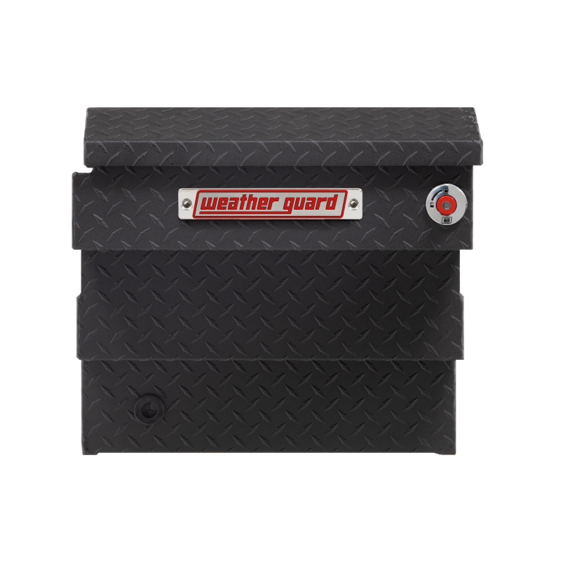 Weather Guard Crossover Tool Box Textured Matte Black Aluminum Midsize Deep Model 137-52-04
