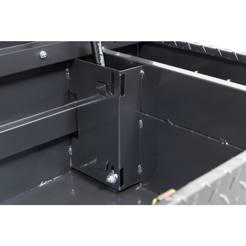 Weather Guard Crossover Tool Box Gray Aluminum Midsize Deep Model 137-6-04