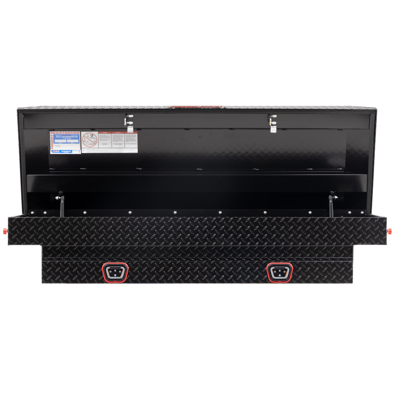 Weather Guard Crossover Tool Box Gloss Black Aluminum Midsize Model 154-5-04