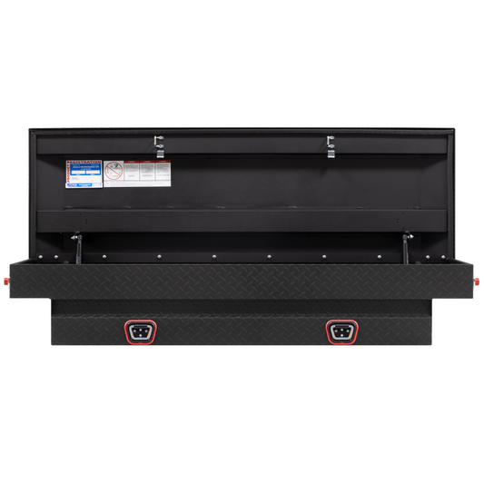 Weather Guard Crossover Tool Box Textured Matte Black Aluminum Midsize Model 154-52-04