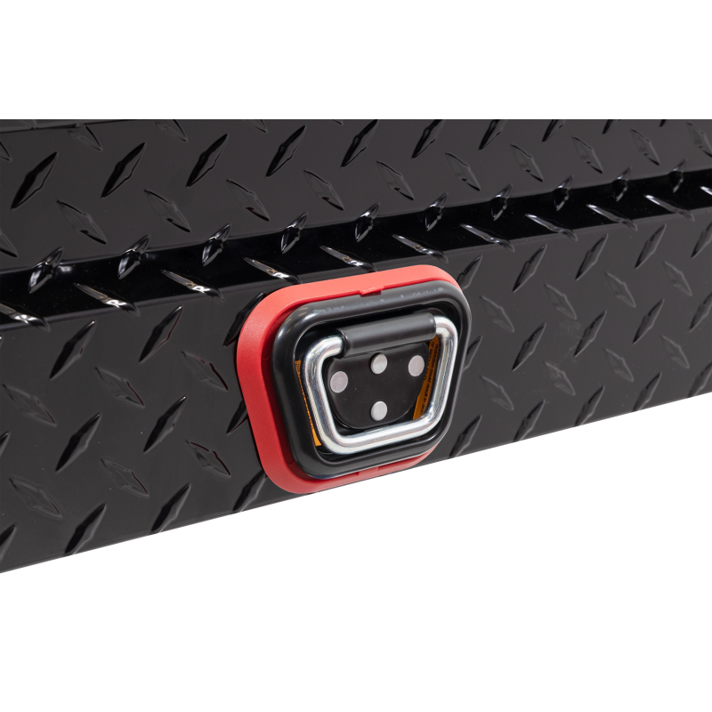 Weather Guard Side Mount Tool Box Gloss Black Aluminum 87X17X13 Model 164-5-04