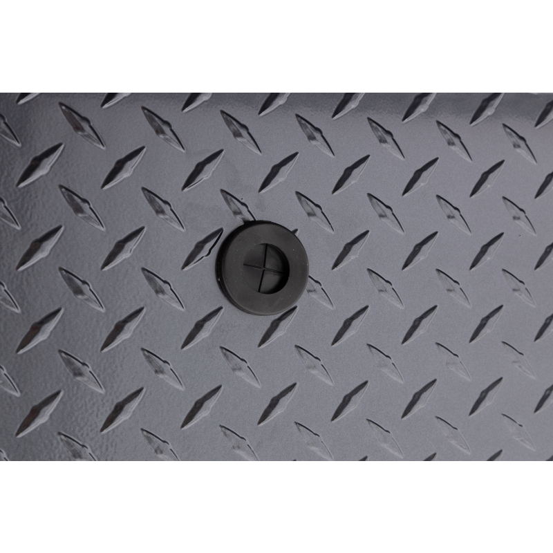 Weather Guard Side Mount Tool Box Gray Aluminum 87X17X13 Model 164-6-04